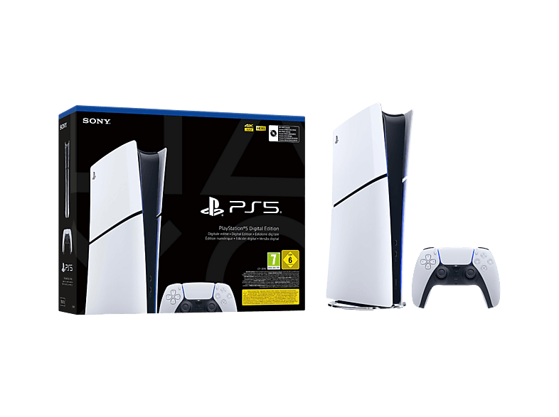 Consola PS5 - SONY PS5 DIGITAL CHASSIS D, 1 TB, Blanco — foto 2