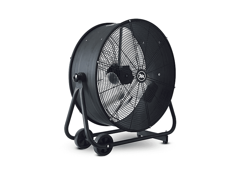 Ventilador de suelo - MATOR DRUM FAN CTF 24 – 600 mm – 195W, 195 W, 3 velocidades velocidades, Negro