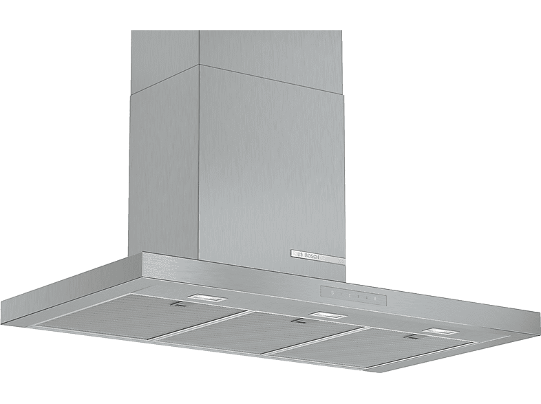 Campana decorativa - BOSCH Serie 6 DWB97CM50, 3 velocidades, 430 m³/h, 898 mm, Acero inoxidable — foto 1