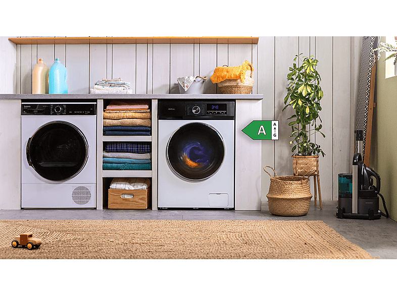Lavadora carga frontal - Cecotec Bolero DressCode 10500 Inverter A, 10 kg, 1400 rpm, Motor Inverter Plus, Lavado con vapor, White — foto 4