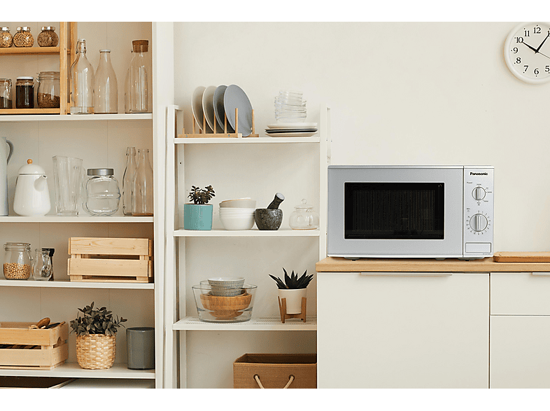 Microondas libre instalación - PANASONIC NN-E221MMEPG, 800 W, 5 potencia, 20 l, Gris — foto 8