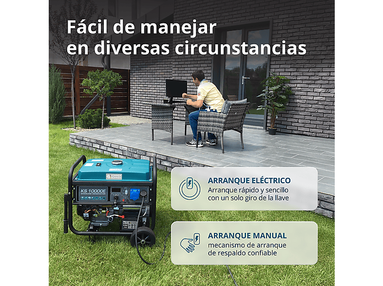 Generador de energía - KÖNNER & SÖHNEN KS 10000E — foto 4