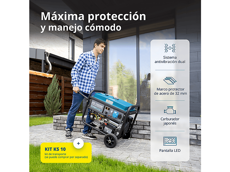 Generador de energía - KÖNNER & SÖHNEN KS 10000E — foto 10