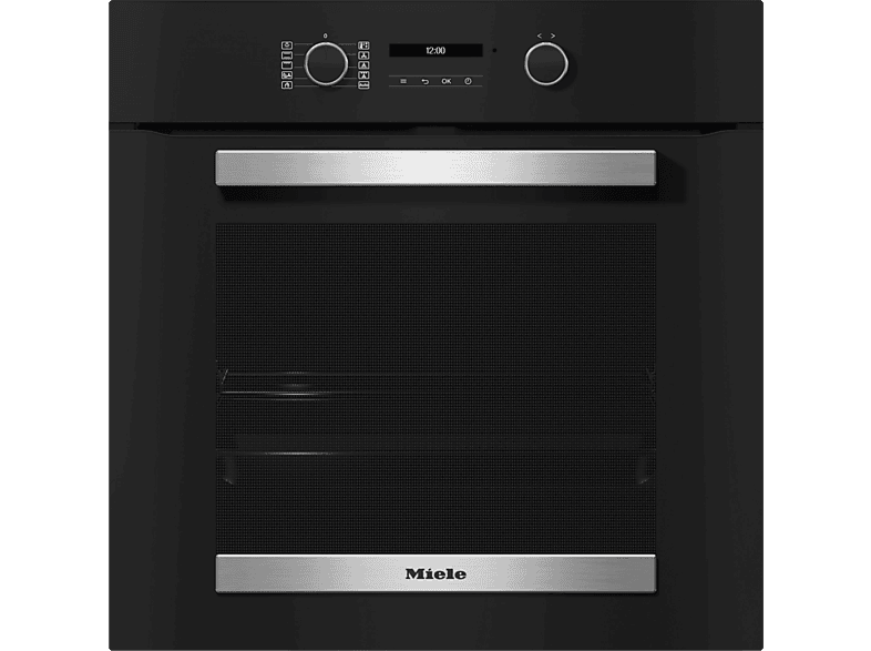 Horno - Miele H 2465 BP Active, Multifunción, Pirolítico, 76 l, 59.5 cm, Conectividad, Negro obsidiana — foto 1