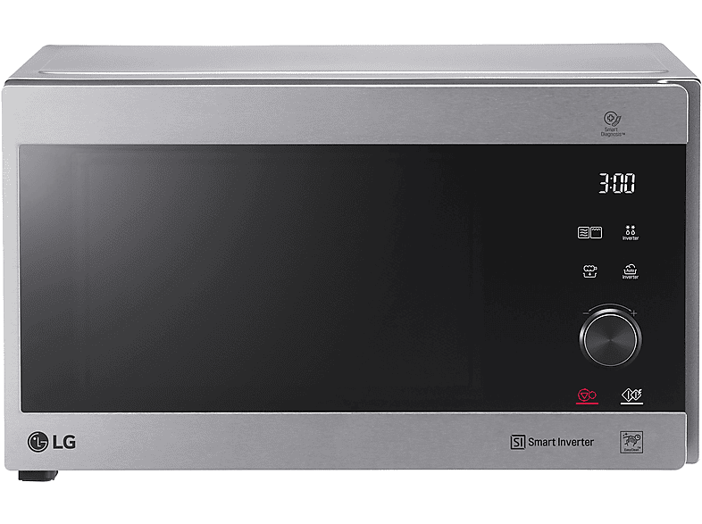 Microondas libre instalación - LG MH6565CPS, 1150 W, 5 potencia, 25 l, Acero inoxidable — foto 1