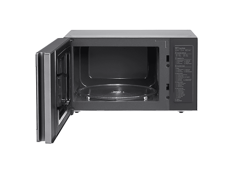 Microondas libre instalación - LG MH6565CPS, 1150 W, 5 potencia, 25 l, Acero inoxidable — foto 4
