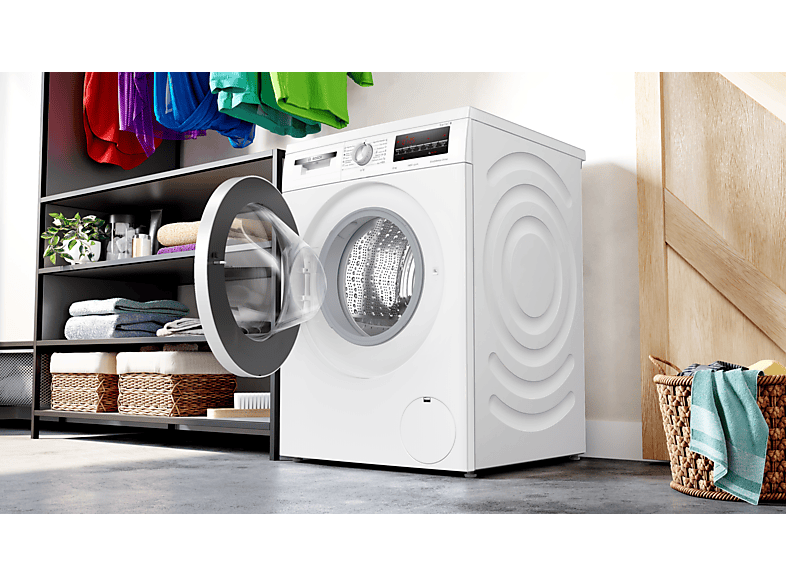 Lavadora carga frontal - Bosch WUU28T63ES, 8 kg, 1.400 rpm, 15 programas, Motor Eco Silence, Activewater, Blanco — foto 7