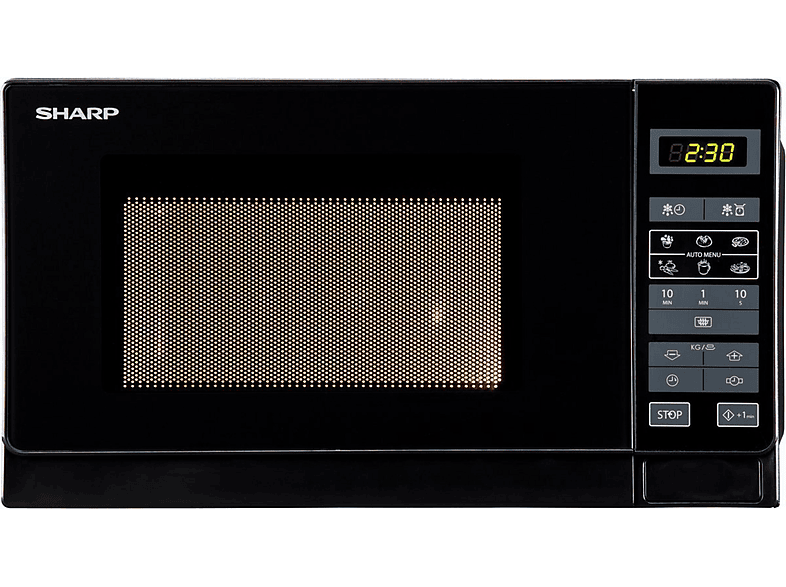 Microondas libre instalación - SHARP R-742BKW, 900 W, 11 potencia, 25 l, Negro — foto 1