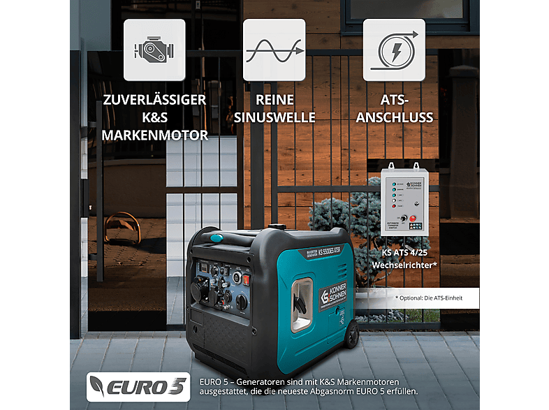 Generador de energía - KÖNNER & SÖHNEN KS 5500iES ATSR — foto 7