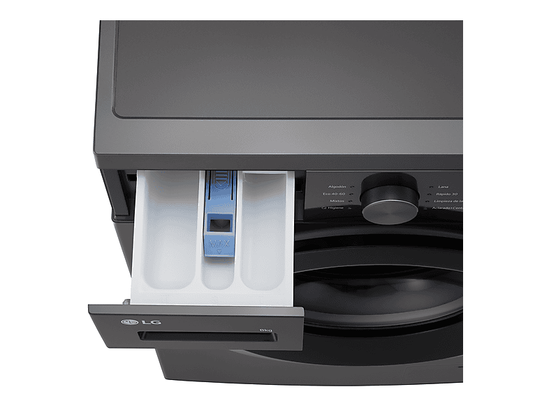 Lavadora carga frontal - LG F4A10S8NDK, 8 kg, 1400 rpm, 8 programas, Grafito Silver — foto 8