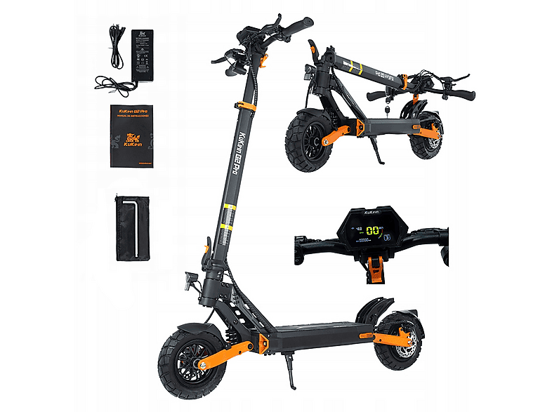 Patinete eléctrico - KUKIRIN G2 Pro VMP, Pot. máx. 500 W, Carga máx. 120 kg, negro (Ref. 168226373)