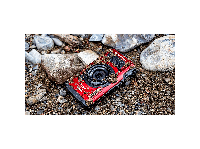 Cámara compacta - OM SYSTEM OMSTG7R, 12 megapixel, Rojo — foto 4