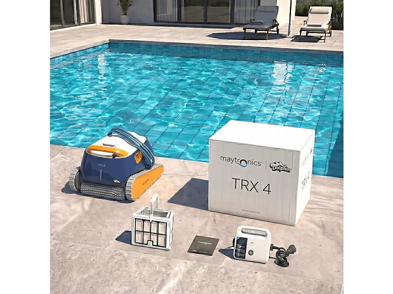 Robot limpiafondos  - TRX 4 DOLPHIN, Azul — foto 5