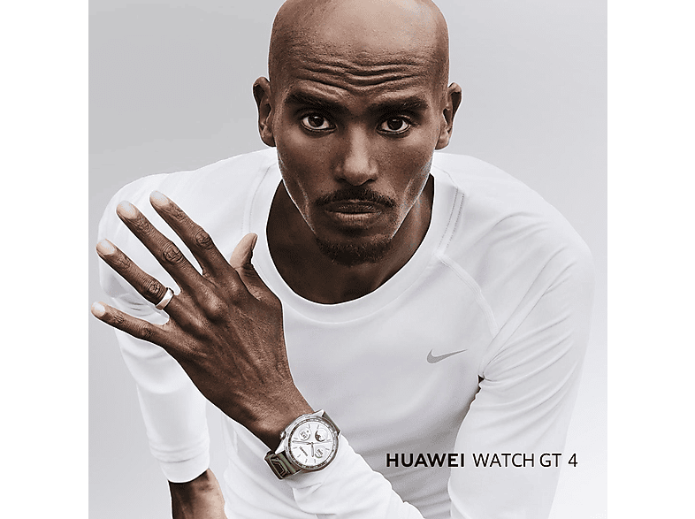 Smartwatch - HUAWEI WATCH GT4 46MM ELITE SILVER, 140-210mm, Acero inoxidable, Gris — foto 2