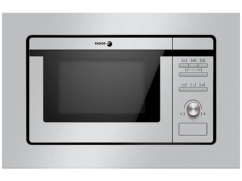 Microondas - FAGOR 3MWB-201CEGX, 1250 W, 5 potencia, 20 l, Acero Inox