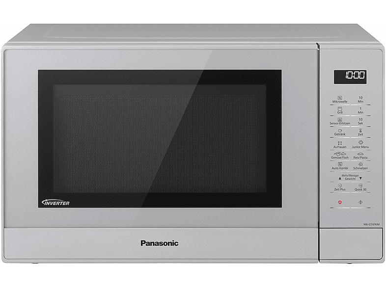 Microondas libre instalación - PANASONIC NN-GT47KMGPG, 2400 W, 7 potencia, 31 l, Plata — foto 1