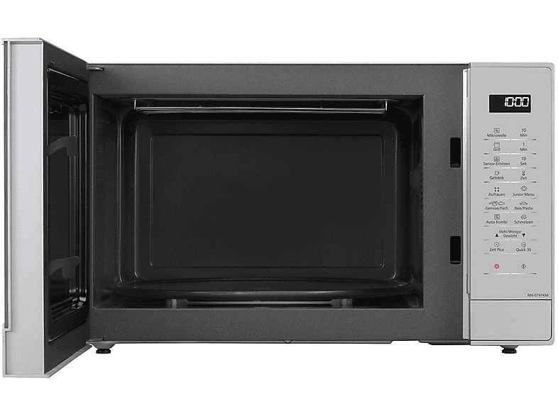Microondas libre instalación - PANASONIC NN-GT47KMGPG, 2400 W, 7 potencia, 31 l, Plata — foto 3