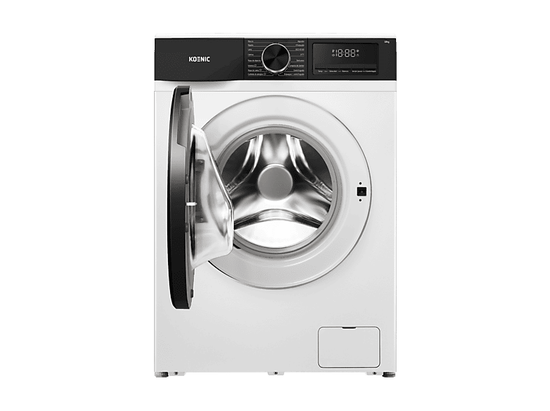 Lavadora carga frontal -  KOENIC KWM 12113 A-20 INV, 12 kg, 1400 rpm, 14 programas, Blanco — foto 3