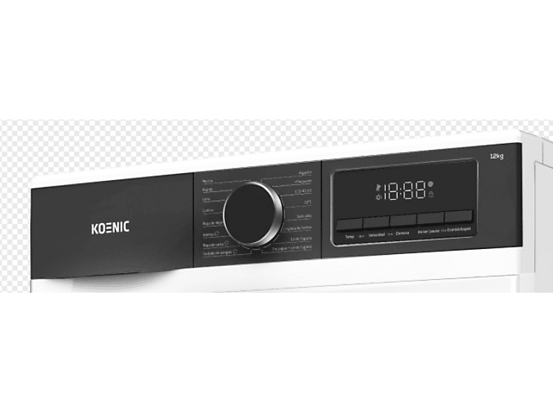 Lavadora carga frontal -  KOENIC KWM 12113 A-20 INV, 12 kg, 1400 rpm, 14 programas, Blanco — foto 11