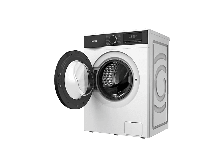 Lavadora carga frontal -  KOENIC KWM 12113 A-20 INV, 12 kg, 1400 rpm, 14 programas, Blanco — foto 13
