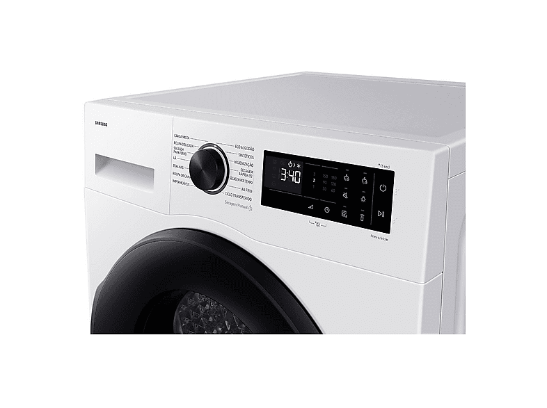 Secadora bomba de calor - SAMSUNG DV90DG52A0AEEP, Bomba de calor, 9 kg, 10 programas, Blanco — foto 3