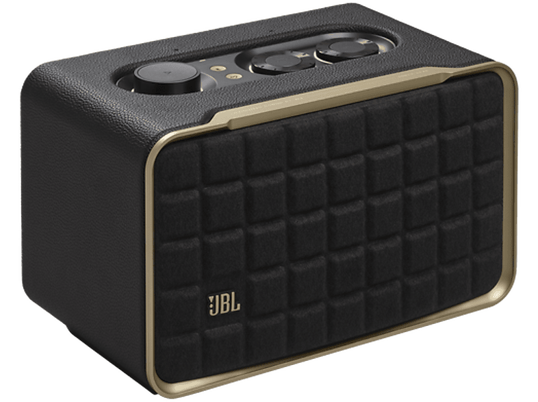 Altavoz bluetooth - JBL Authentics 200, 90W, Bluetooth, Wi-Fi, asistentes de voz Google y Alexa, diseño retro, Negro — foto 1