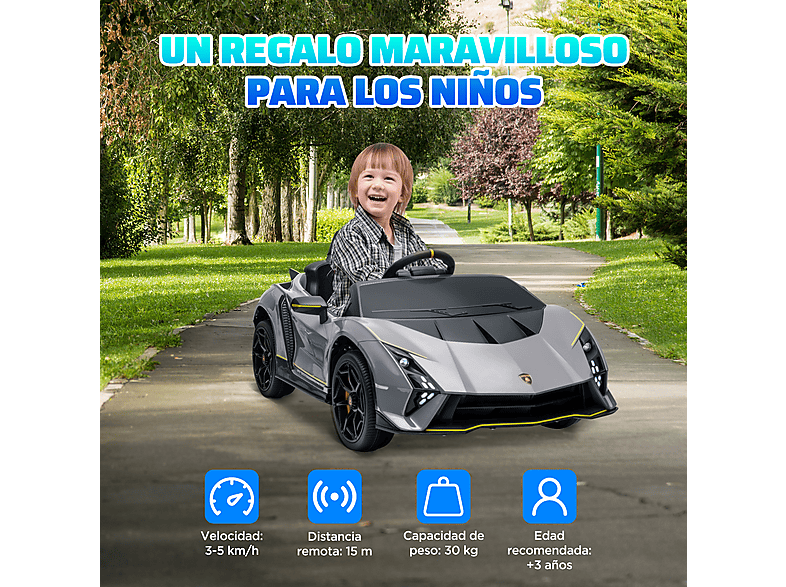 Coche eléctrico infantil - AIYAPLAY 370-364V90GY — foto 4