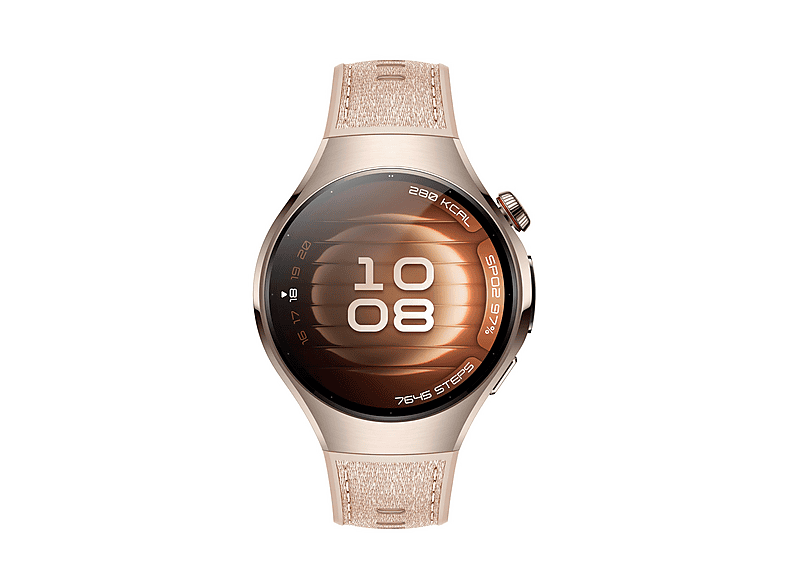 Smartwatch - HUAWEI WATCH 5 42MM BEIGE, 42 mm, Acero inoxidable, Beige
