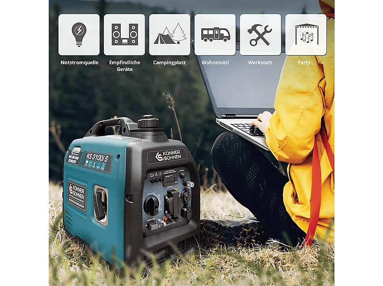 Generador de energía - KÖNNER & SÖHNEN KS 3100i S — foto 9