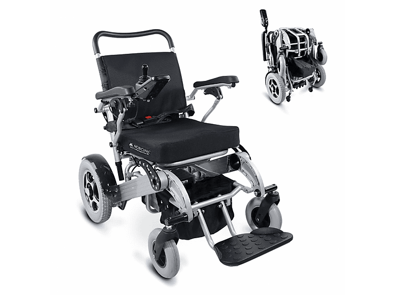 Silla de ruedas eléctrica - MOBICLINIC Troya plus ultra, Negro — foto 1