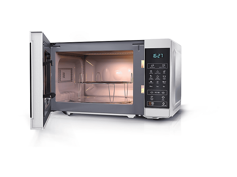 Microondas libre instalación - SHARP YC-MG02ES, 800 W, 11 potencia, 20 l, Inox — foto 7