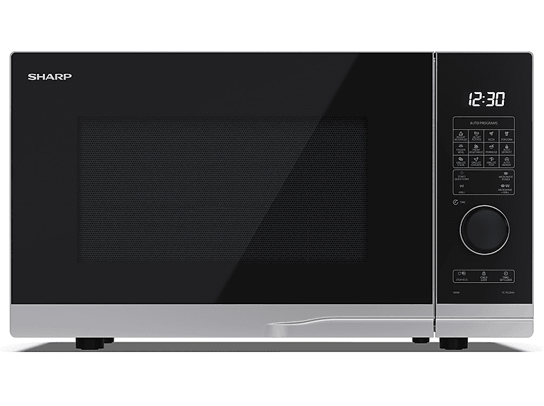 Microondas con grill - SHARP YC-PG284AE-S, 900 W, 10 potencia, 28 l, Inox — foto 1