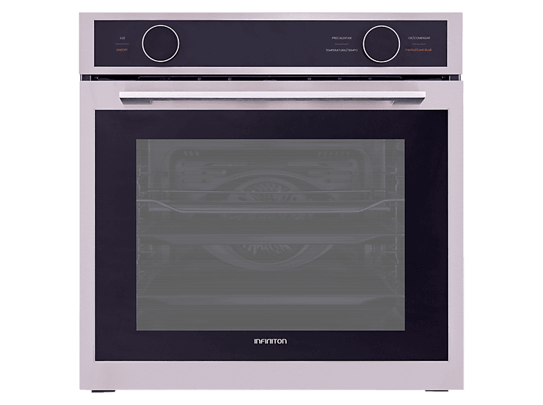 Horno - Infiniton DD13SA, Multifunción, 72 l, 59.5 cm, 2900 W, Acristalamiento triple, Inox Deluxe