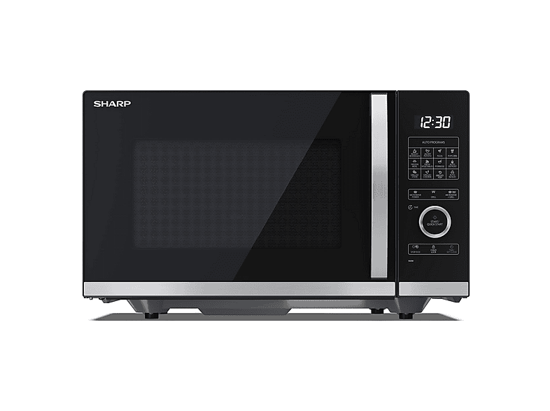 Microondas libre instalación - SHARP YC-QG234AE-B, 900 W, 10 potencia, 23 l, Inox — foto 1
