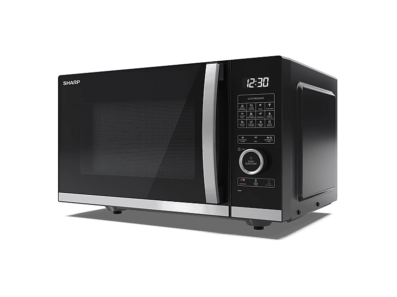 Microondas libre instalación - SHARP YC-QG234AE-B, 900 W, 10 potencia, 23 l, Inox — foto 2