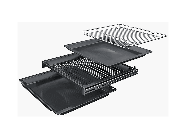 Horno compacto - Bosch HBG774KB1, Serie 8, Multifunción, Pirolítico, 71 l, 54.9 cm, Negro — foto 7
