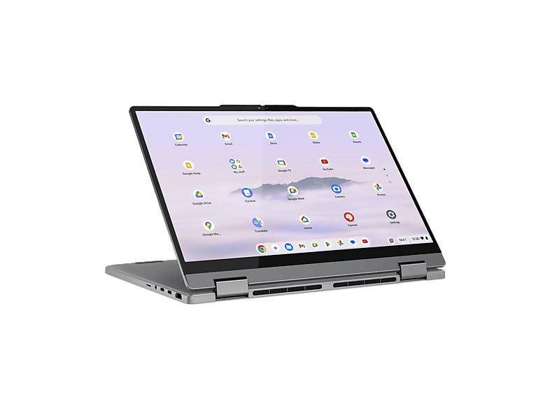 Portátil - Lenovo Chrome 2 en 1 14ITN10, 14" WUXGA, Intel® Core™ 3 N355, 8 GB, 256 GB UFS, HD Graphics, Google ChromeOS, Sin cargador