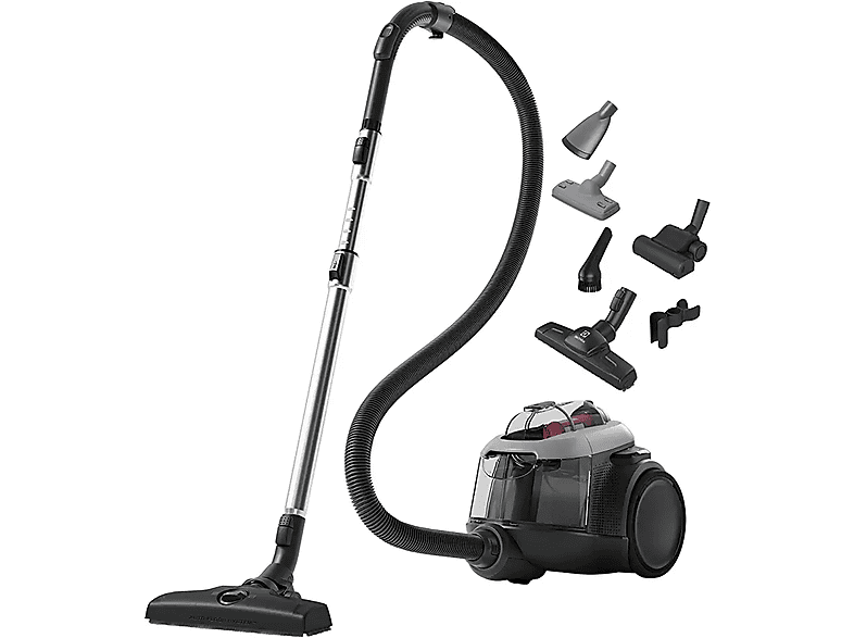 Aspirador sin bolsa - ELECTROLUX 900 258 548, 700 W, Potencia de succión 700 W, Depósito 1,6 l, Gris