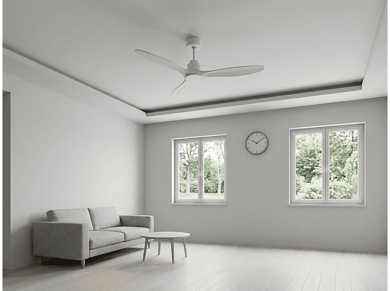 Ventilador de techo - PURLINE SalD166C0466707, 6 velocidades, Blanco — foto 7