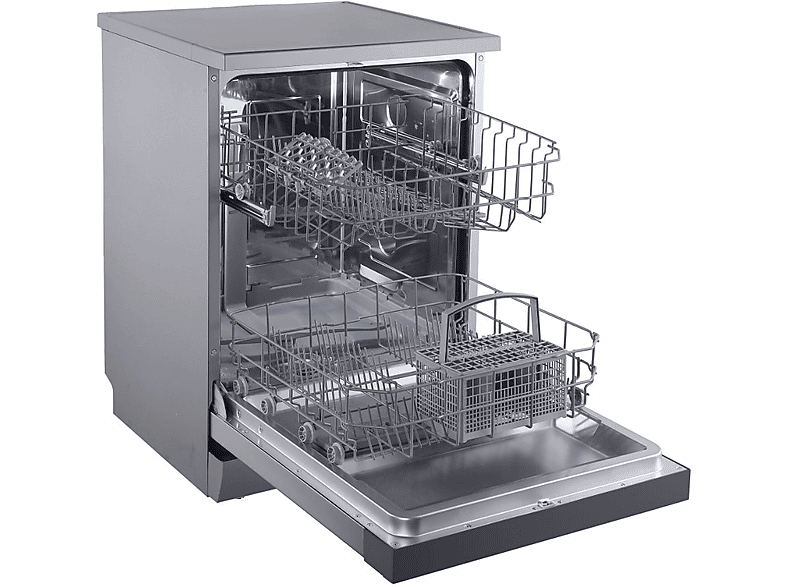 Lavavajillas - Midea MFD60S080X, 12 Servicios, 4 Programas, Ancho 59.8 cm, Inicio Diferido, Inox — foto 3