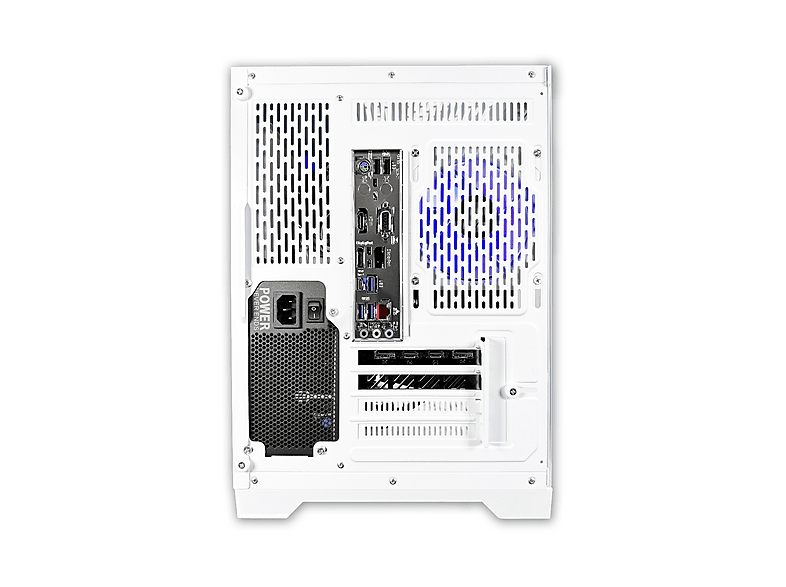PC Gaming - NITROPC Avanzado, AMD Ryzen 5 5600X (6 núcleos, 12 hilos | 3,60 GHz hasta 4,60 GHz), 16 GB RAM, 1 TB SSD, GeForce RTX™ 3050, Windows 11 Pro, Blanco — foto 6