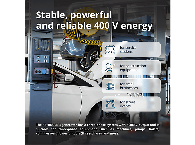 Generador de energía - KÖNNER & SÖHNEN KS 10000E-3 — foto 3