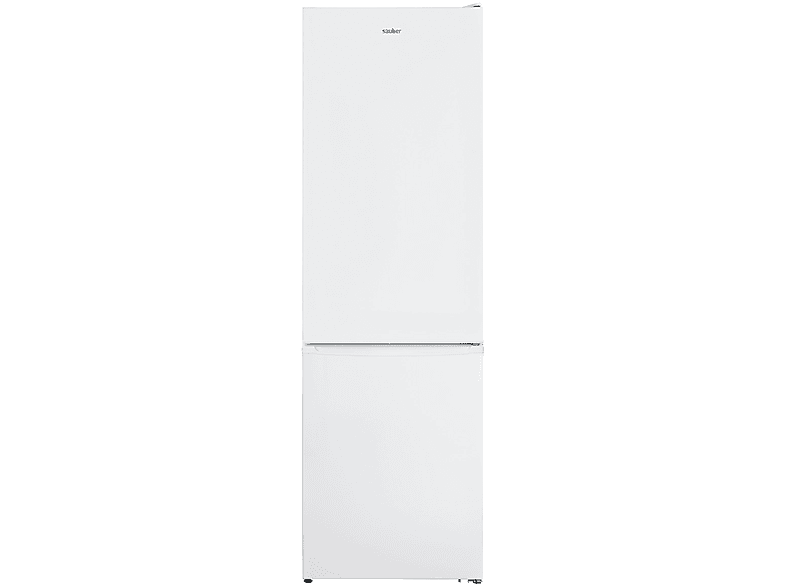 Frigorífico combi - SAUBER SERIE 3-200WV, No Frost, NO FROST, Altura 201 cm, Capacidad 389 l, blanco
