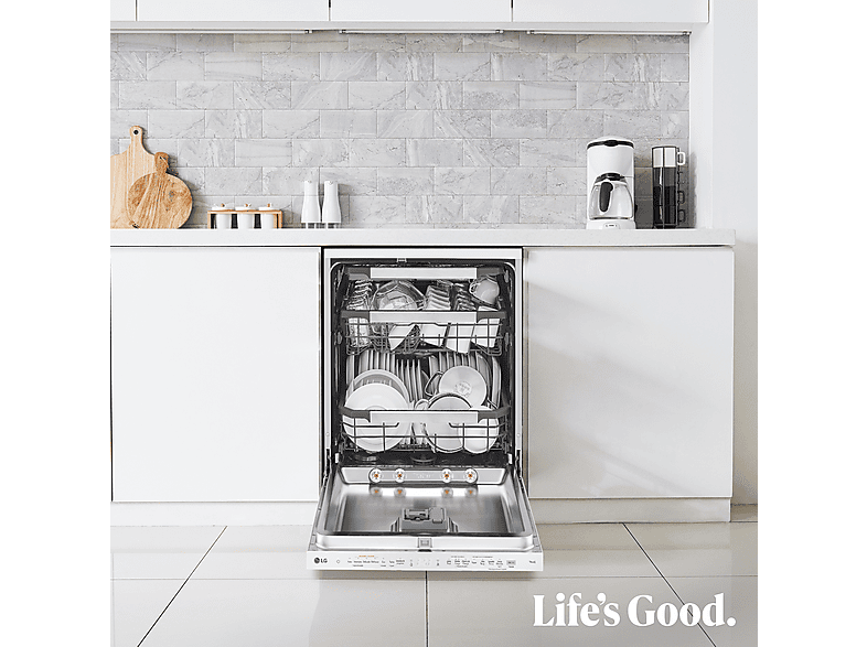 Lavavajillas - LG DF587HHS, 14 servicios, 10 programas, 60 cm, QuadWash™, Tercera Bandeja, ThinQ™, Blanco Marfil — foto 15