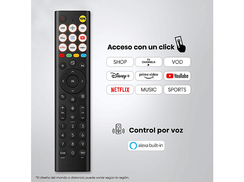 TV Mini LED 85" - Hisense 85E8S, UHD 4K, Quad Core / MT9618, Total HDR, Subwoofer integrado, IA 4K, Negro — foto 15