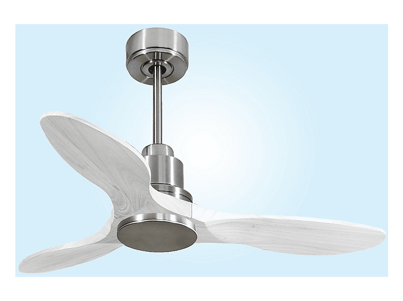 Ventilador de techo - PURLINE LimaD106C0464488, 6 velocidades, Plata — foto 2
