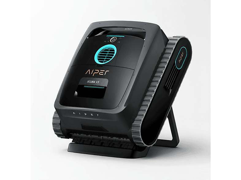 Robot limpiafondos  - Aiper Scuba V3 Robot Limpiafondos de piscina de batería sin cable AIPER, negro