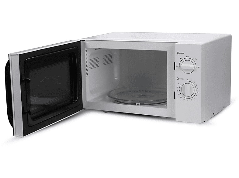 Microondas libre instalación - BYTELIKE Microondas Visual heating Quick Wave Giratorio Microondas 23L, negro — foto 1