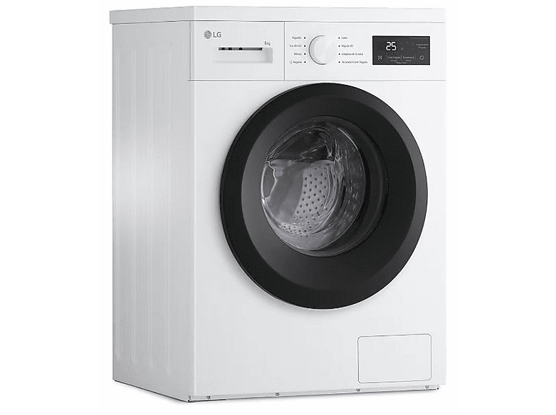 Lavadora carga frontal - LG F4A10S8NWK.ABWQCES, 8 kg, Blanco — foto 1