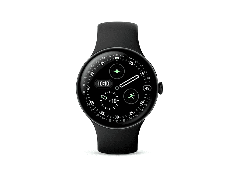 Smartwatch - GOOGLE Pixel Watch 4, S/L, Aluminio, Negro (Ref. 168897442)